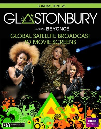 Glastonbury 2011 Beyonce постер
